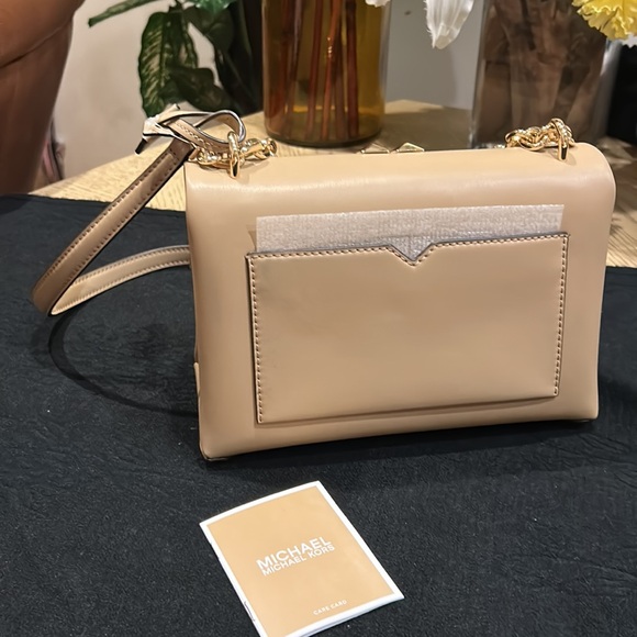 MK Michael Kors Cece Medium Lady
Shoulder Bag Crossbody 
Handbag Satchel Camel - Picture 16 of 17